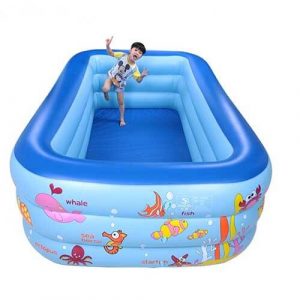 Kids Swimming pool with pump available Size 262cm x 170cm x 60 cm