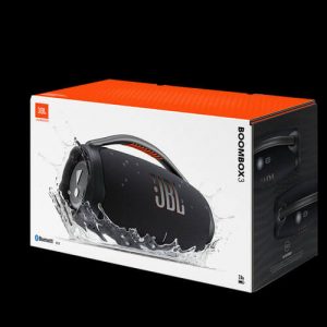 JBL Boombox3 Wireless Bluetooth Speaker with IP67 Waterproof Design.