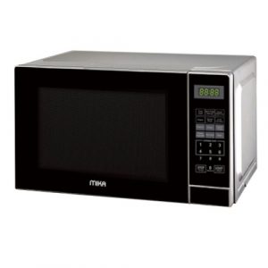 MIKA Microwave Oven, 20L, Digital, Solo, Silver