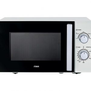 MIKA Microwave Oven, 20L, Manual, Solo, White