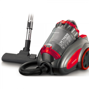Kenwood VBP80.000RG Dry Bagless Vacuum Cleaner, 3.5L - Black & Red