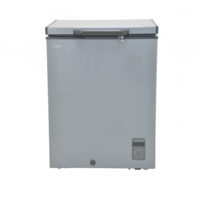 MIKA Chest Freezer, 141L, Aluminium Inner, Dark Grey