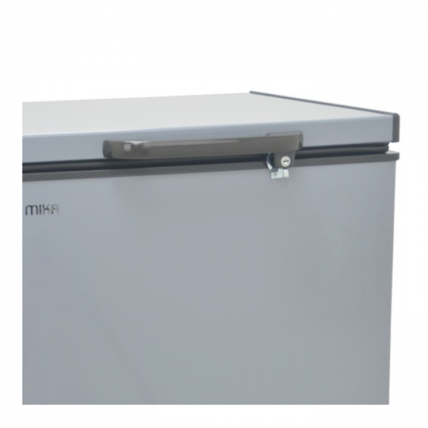 MIKA Chest Freezer, 141L, Aluminium Inner, Dark Grey - Image 3