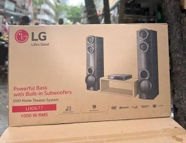Lg Subwoofer 1000W Ina Bluetooth Ina Dvd Ina Full Hd