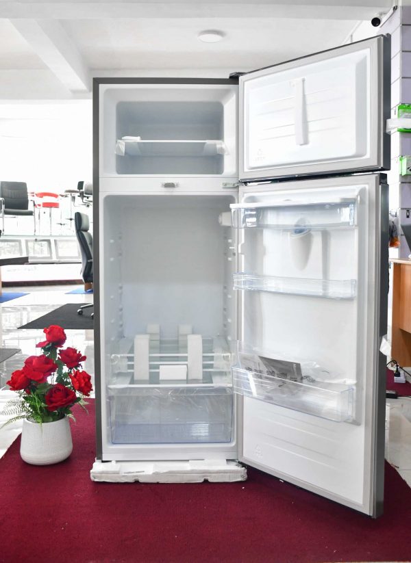 Hisense RD27 2-Door Top Freezer Refrigerator with Water Dispenser, Defrost, Silver, RD-27DR - Image 2