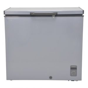 MIKA Chest Freezer, 226L, Aluminium Inner, Dark Grey