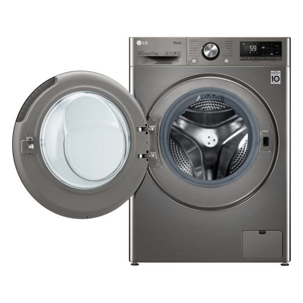 LG F4Y5EYGYPV Front Load Washing Machine, 11KG - Image 2