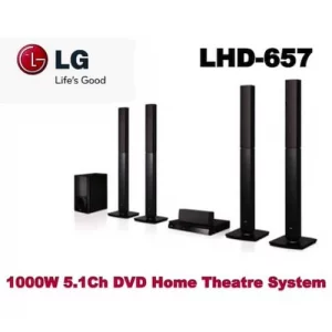 LG LHD657 5.1CH Home Theatre Tall Boy - 1000W, Powerful  Bluetooth