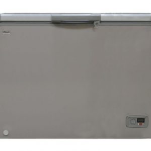 MIKA Chest Freezer, 280L, Aluminium Inner, Silver Grey