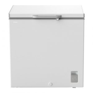 MIKA Chest Freezer, 95L, White Inner, White Grey