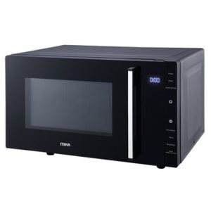 MIKA Microwave Oven, 23L, Digital, Solo, Black