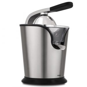 MIKA Citrus Juicer, Metal Handle Press, 160W, Stainless Steel