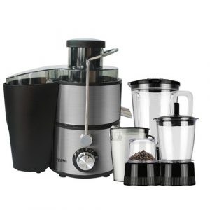 MIKA Juicer, 4 in 1, 600W, Stainless Steel