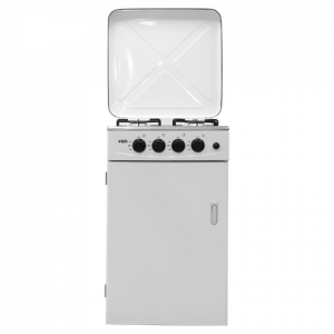 Von VAC5C040CY 4 Gas Cooker + Cylinder compartment - White