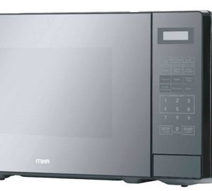 MIKA Microwave Oven, 20L, Digital, With Grill (Combi), Mirror Black