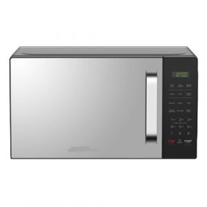 MIKA Microwave Oven, 20L, Digital, Solo, Mirror Black