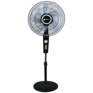 Sayonapps 16 Inch Stand Fan With Copper Motor For A Powerful Wind-Black