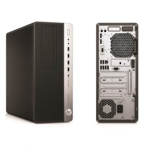 HP EliteDesk Intel Core i3 800 G3 business Tower PC + Monitor / 6 th Gen. 4GB Ram, 500HDD, Keyboard , Mouse, Free DOS, 18.5