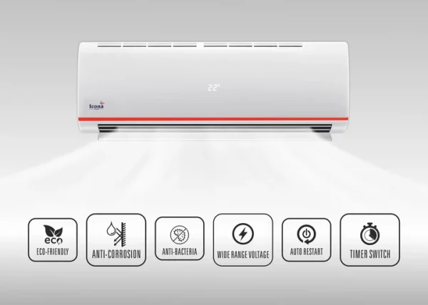 Icona London Split AC 2.5 Ton ILSAC-2420S Air Conditioner - Image 2