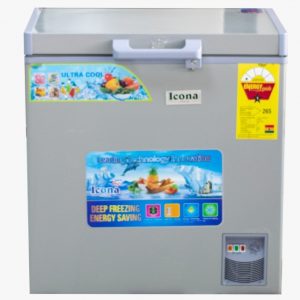 cona London Chest freezer ILCF265 Titanium Silver, Gold, White &. Shining Silve