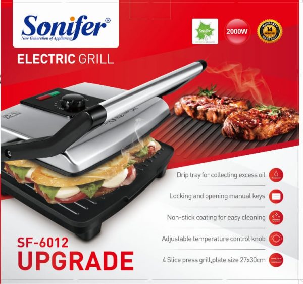 SONIFER Electric Grill SF-6012