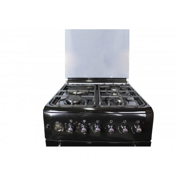 Blueflame rustic cooker T6031ERF - B 60 X 60 cm 3 gas and 1 hot plate black in color - Image 2