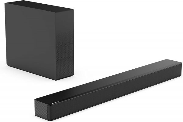 Hisense 2.1 CH 240W Soundbar HS2100 – DTS Virtual X, Subwoofer, HDMI ARC, Bluetooth Home Theatre System ,