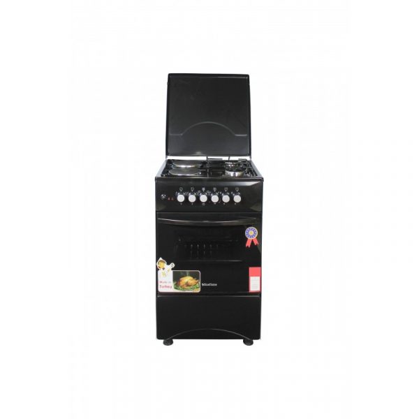 Blueflame 50*60cm 3 Gas Burners +1 Hot Plate Cooker NL6031E - Black