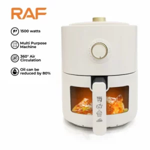 Electric Air Fryer 4 Liter R.5332 ClearCook Window – Cook Roast Crisp 1500W