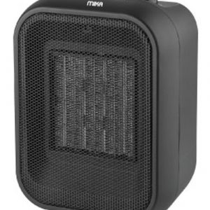 MIKA Ceramic Heater, 750W - 1500W, Black