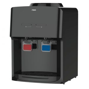 MIKA Water Dispenser, Table Top, Hot & Normal, Black