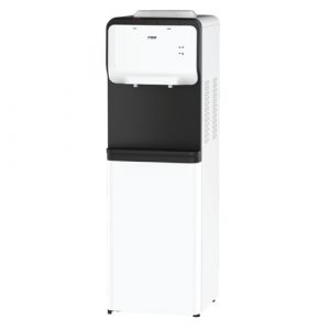 MIKA Water Dispenser, Standing , Hot & Electric Cooling, with Cabinet, White & Black