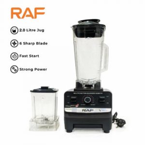 2-in-1 Electric Blender R.2809 – Unbreakable 2.0L Jug & Grinder – 2400w