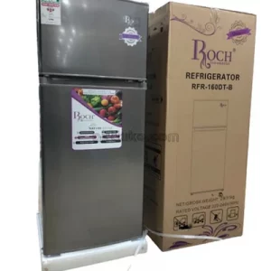 Roch RFR-160DT-B Double Door Fridge - 168Ltrs, Top Freezer, Energy Saving