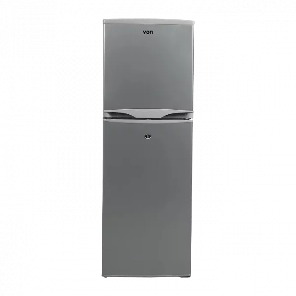 Von VART-22DHS Double Door Fridge 134L - Silver