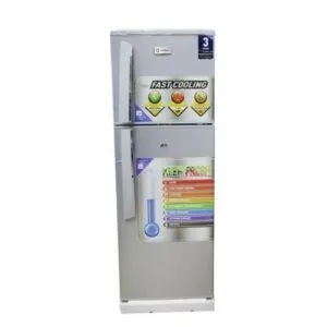 SayonApps 94L Top Freezer Double Door Refrigerator – Silver