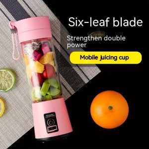 1PC Rechargeable Portable Blender - Make Delicious Juices, Shakes, Smoothies, and More On-the-Go!