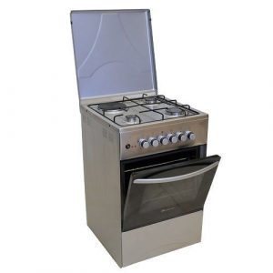 Blueflame 50cm X 50cm 3 Gas Burner + 1 Electric Hotplate C5031E-I ( Made In Turkey ) - INOX