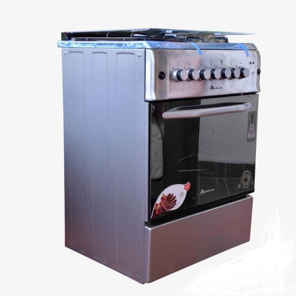 BLUEFRAME Inox Gas cooker S6031ER-I 60*60 size, 3gas +1 electric, Rotisserie - Image 3