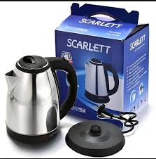 Scarlett Fast Boiling Percolator, 2 Litres – Silver,Black