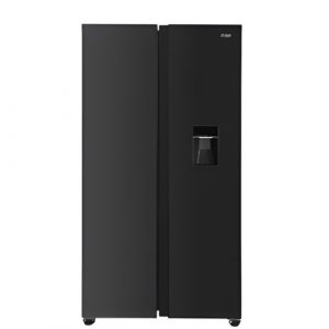 MIKA Fridge, 2 Door Side By Side No Frost, 595L, INVERTER Compressor, Inox Dark Matt
