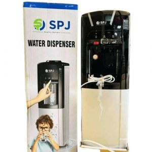 SPJ Hot and Cold water dispenser 3 Tapes and Fridge Compartment,Fresh water_ grey/ Black.