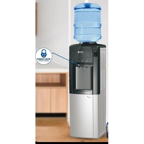 SPJ Hot and Cold water dispenser 3 Tapes and Fridge Compartment,Fresh water_ grey/ Black. - Image 2