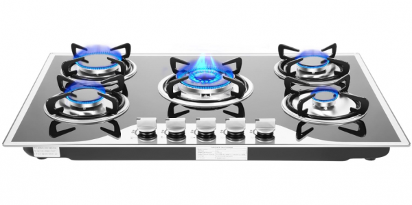 four-burner gas hob