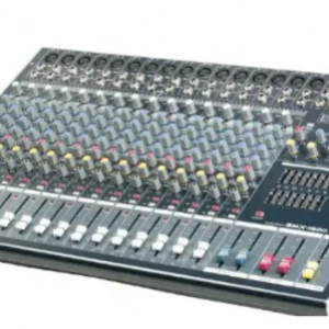 Yamaha 16-channel audio mixer.
