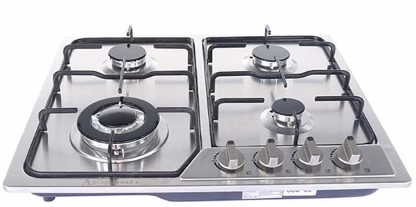 4-burner built-in gas cooker top